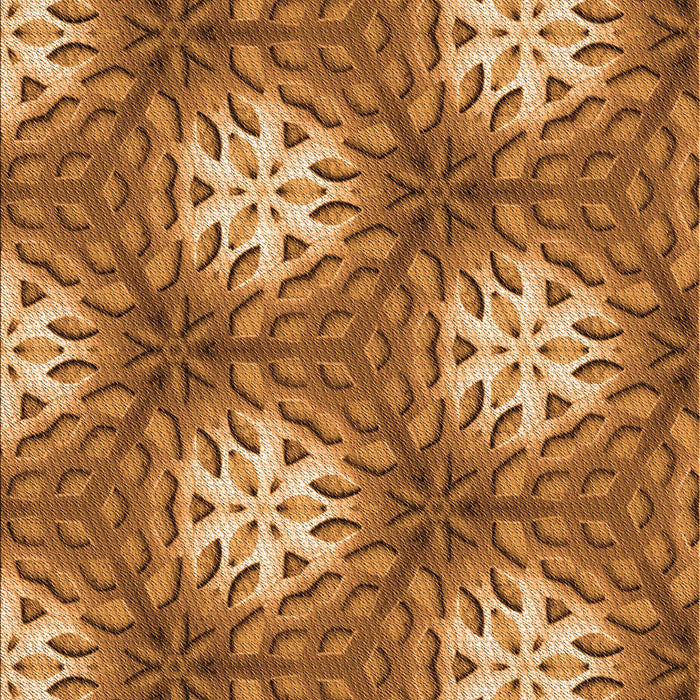 Patterned Orange Rug, pat1522org