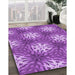 Machine Washable Transitional Purple Rug in a Family Room, wshpat1522pur