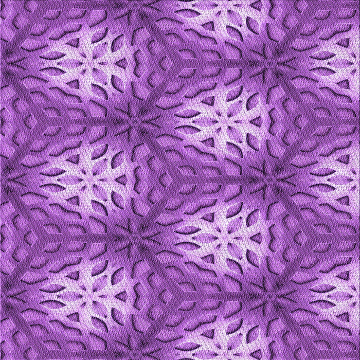 Round Patterned Purple Rug, pat1522pur