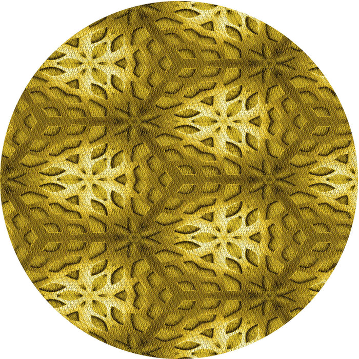 Square Machine Washable Transitional Dark Bronze Brown Rug in a Living Room, wshpat1522yw