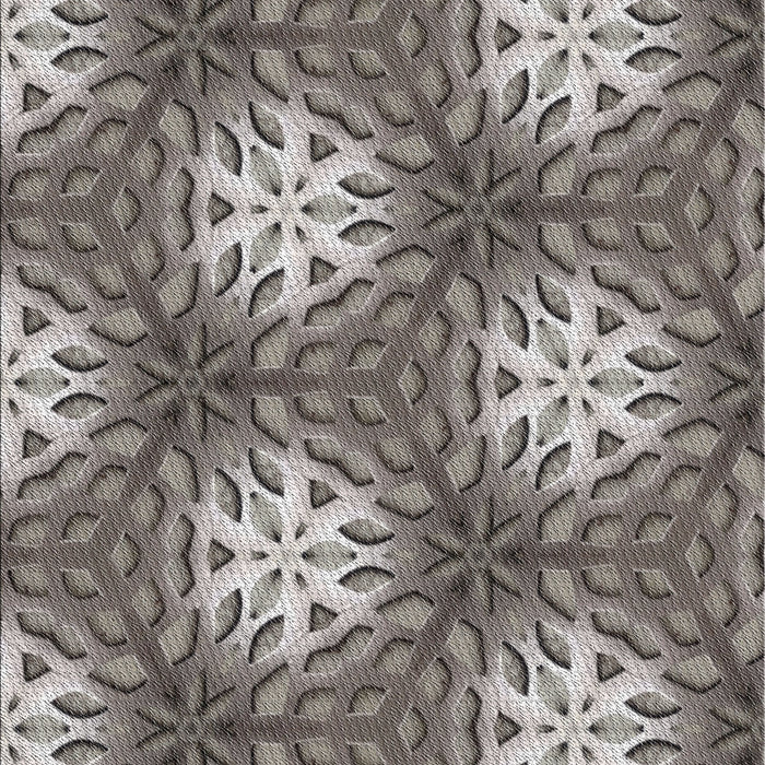 Machine Washable Transitional Black Rug, wshpat1522