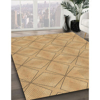 Patterned Orange Rug, pat1523brn