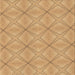 Round Patterned Orange Rug, pat1523brn