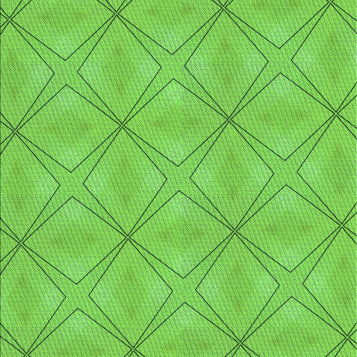Patterned Emerald Green Rug, pat1523grn