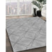 Machine Washable Transitional Gray Rug in a Family Room, wshpat1523gry