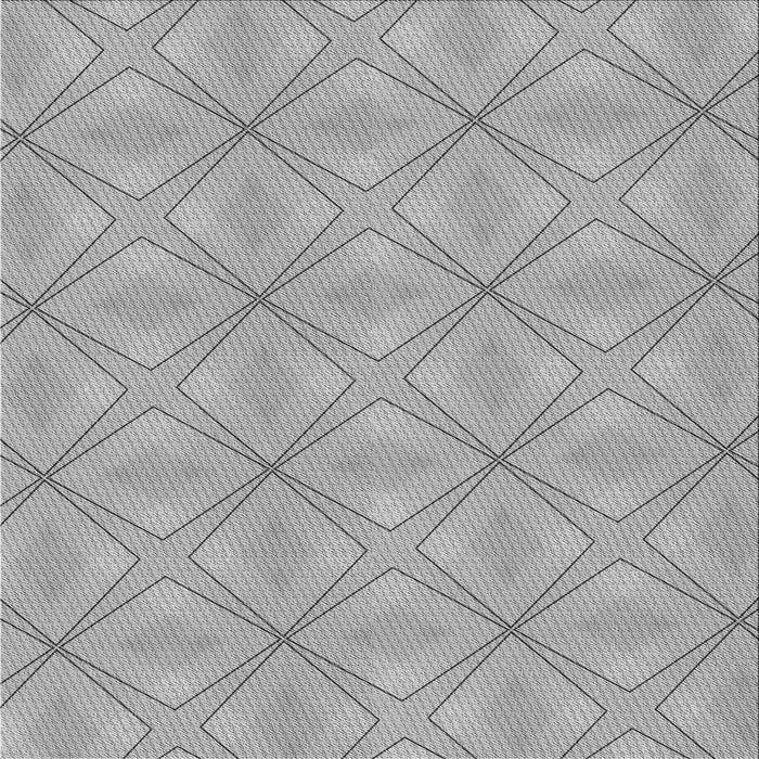 Round Patterned Gray Rug, pat1523gry