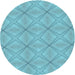 Square Patterned Blue Ivy Blue Rug, pat1523lblu