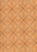 Patterned Neon Orange Rug, pat1523org