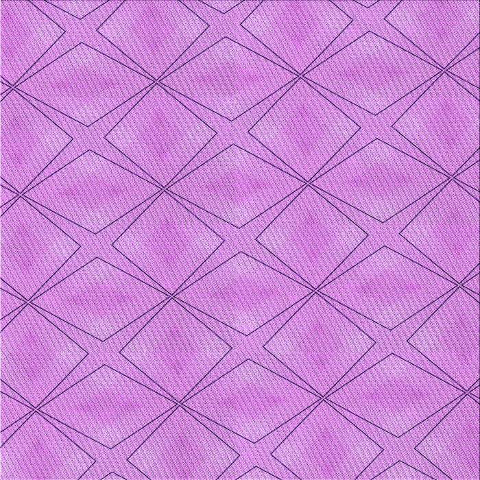Round Patterned Violet Purple Rug, pat1523pur