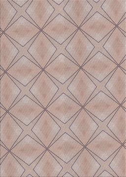 Machine Washable Transitional Dark Almond Brown Rug, wshpat1523