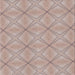 Square Patterned Dark Almond Brown Novelty Rug, pat1523