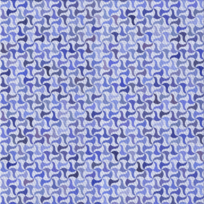 Round Machine Washable Transitional Periwinkle Purple Rug, wshpat1524blu