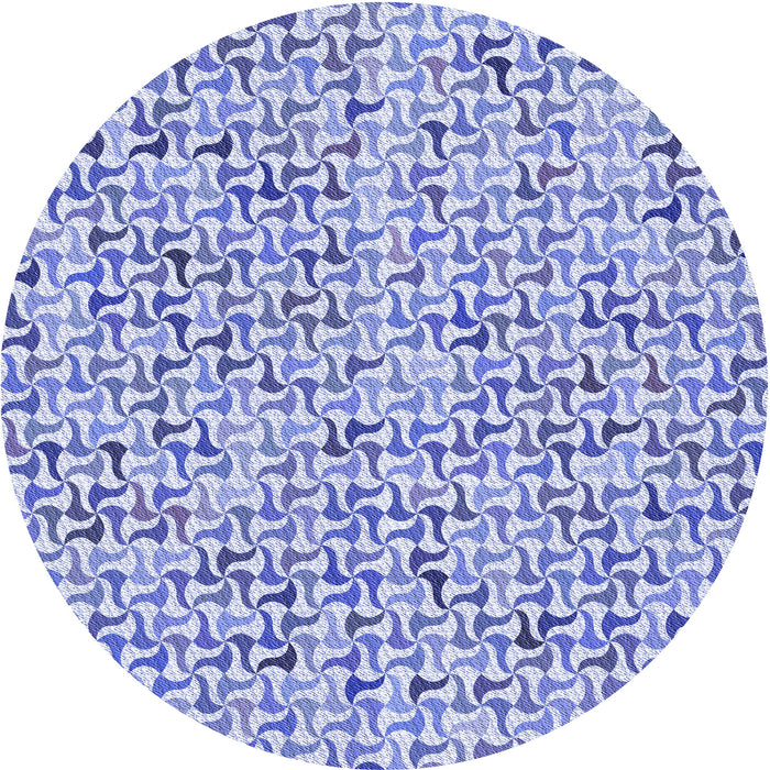 Square Patterned Periwinkle Purple Rug, pat1524blu