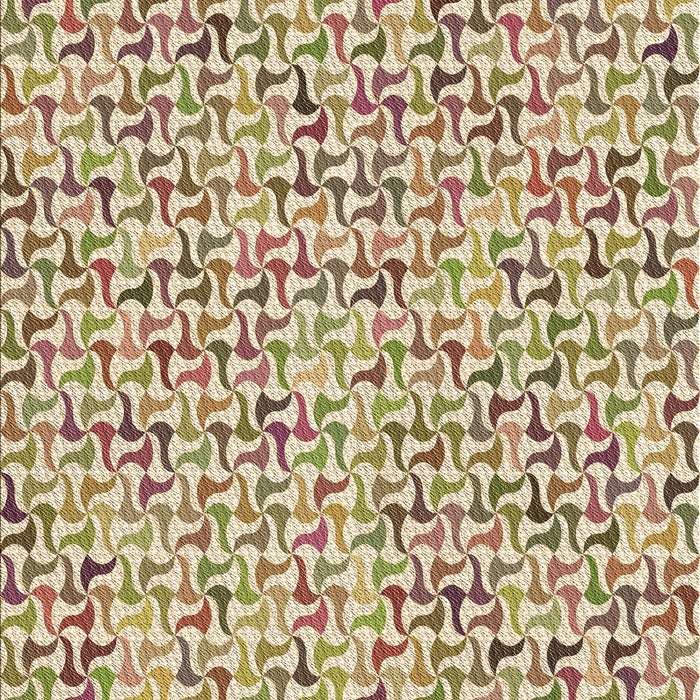 Patterned Khaki Gold Rug, pat1524brn