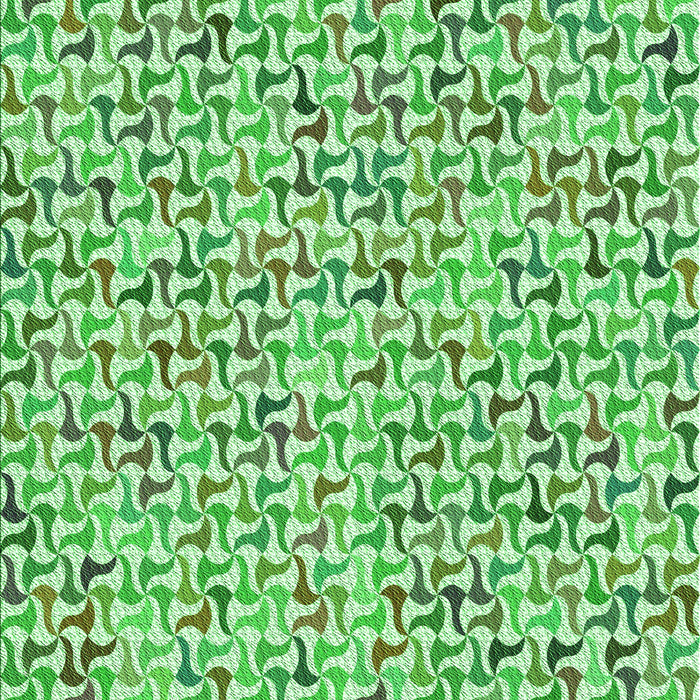 Patterned Dark Lime Green Rug, pat1524grn