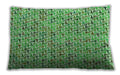 Patterned Rectangular Dark Lime Green Lumbar Throw Pillow, 13 inch by 19 inch, lbpat1524grn