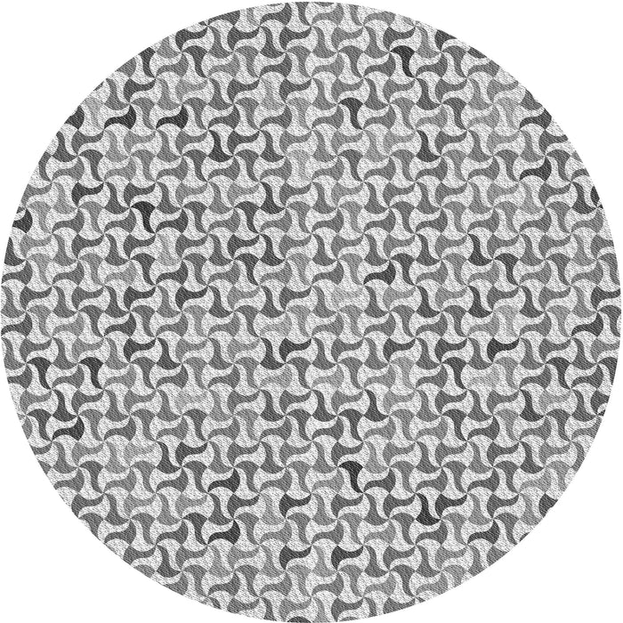 Square Machine Washable Transitional Silver Gray Rug in a Living Room, wshpat1524gry