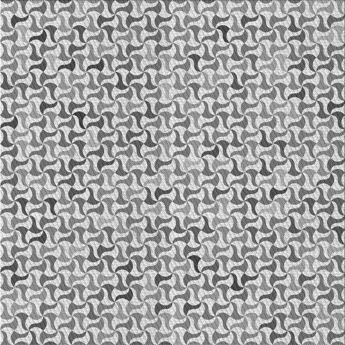 Round Patterned Silver Gray Rug, pat1524gry