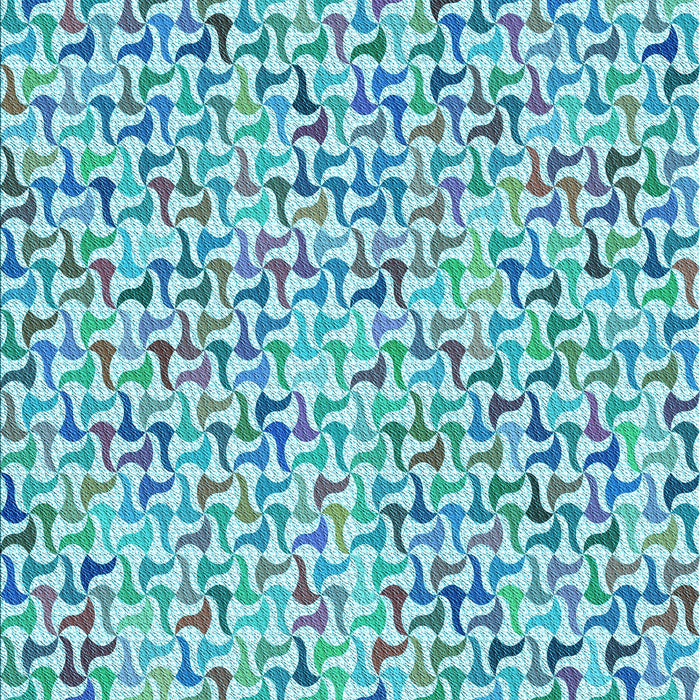 Patterned Blue Ivy Blue Rug, pat1524lblu