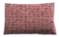 Patterned Rectangular Deep Rose Pink Lumbar Throw Pillow, 13 inch by 19 inch, lbpat1524rd
