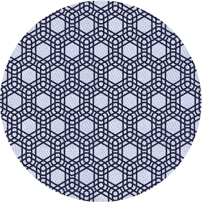 Square Machine Washable Transitional Blue Rug in a Living Room, wshpat1525blu