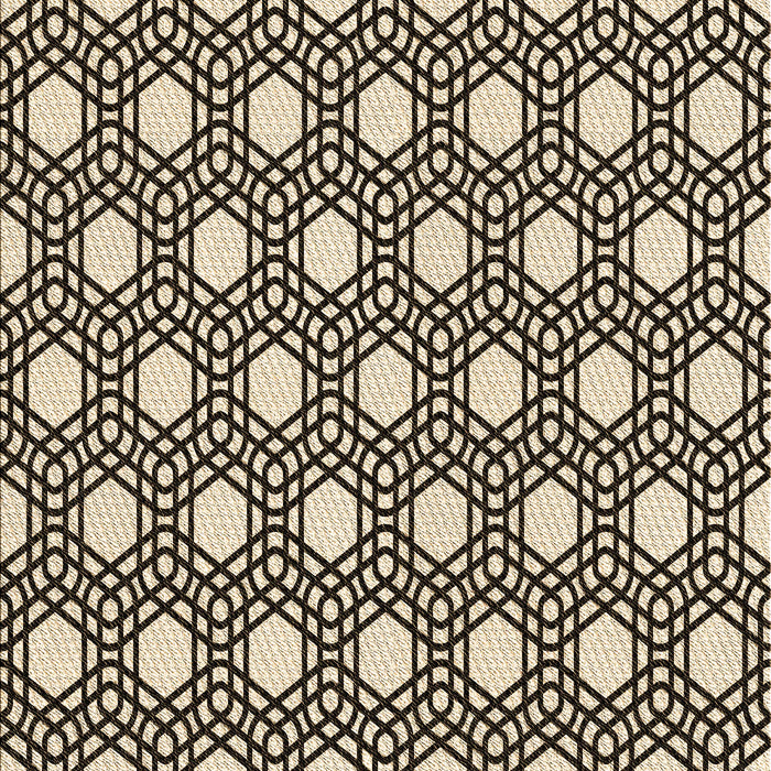 Machine Washable Transitional Chocolate Brown Rug, wshpat1525brn