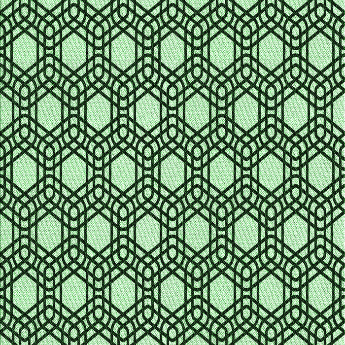 Patterned Dark Forest Green Rug, pat1525grn