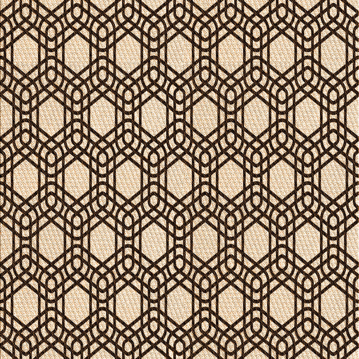 Patterned Deep Peach Orange Rug, pat1525org