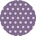 Square Patterned Blossom Pink Rug, pat1525pur