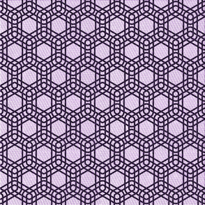 Round Machine Washable Transitional Blossom Pink Rug, wshpat1525pur