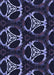 Patterned Night Blue Rug, pat1526blu