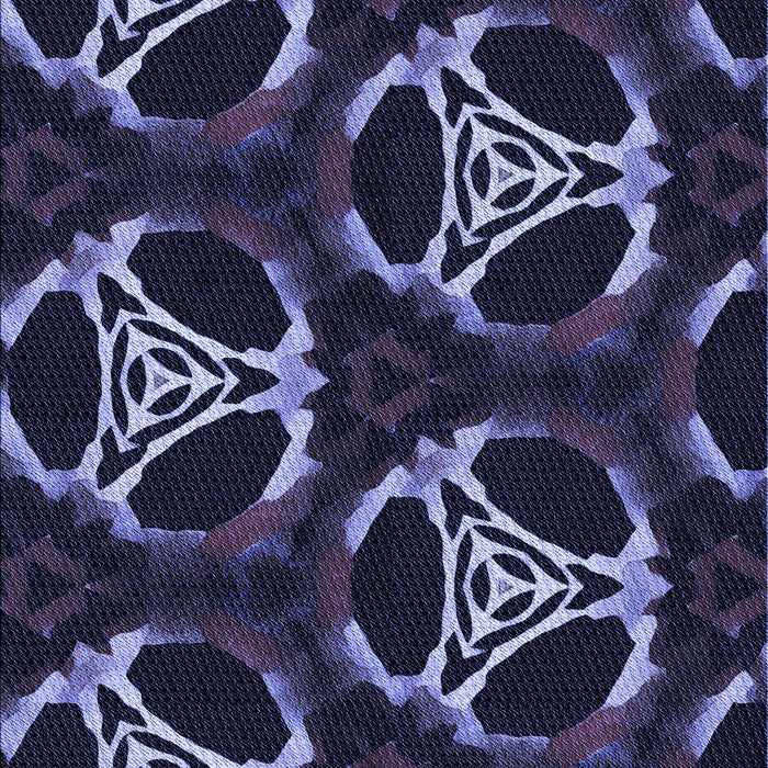 Patterned Night Blue Rug, pat1526blu
