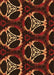 Patterned Red Rug, pat1526org