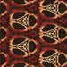 Round Patterned Red Rug, pat1526org