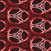 Round Patterned Maroon Red Rug, pat1526rd