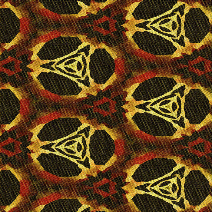 Round Patterned Red Rug, pat1526yw