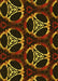 Patterned Red Rug, pat1526yw