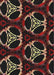 Patterned Brown Novelty Rug, pat1526
