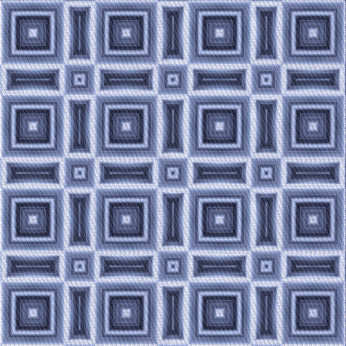 Round Patterned Sky Blue Rug, pat1527blu