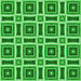 Round Patterned Neon Green Rug, pat1527grn