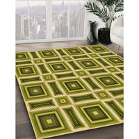 Patterned Oak Brown Rug, pat1527org