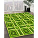 Machine Washable Transitional Green Rug in a Family Room, wshpat1527yw