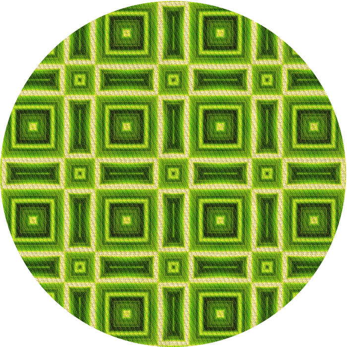 Square Machine Washable Transitional Green Rug in a Living Room, wshpat1527yw