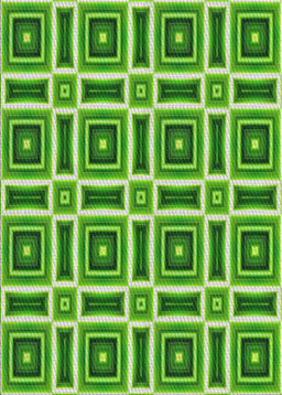 Machine Washable Transitional Green Rug, wshpat1527