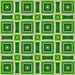 Square Patterned Green Novelty Rug, pat1527