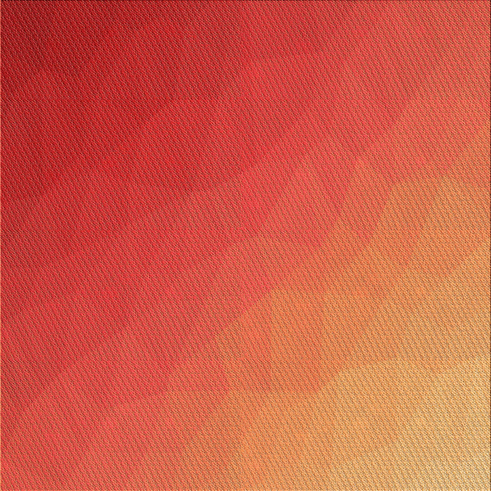 Round Patterned Neon Orange Rug, pat1528org