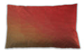 Patterned Rectangular Neon Orange Lumbar Throw Pillow, 13 inch by 19 inch, lbpat1528org