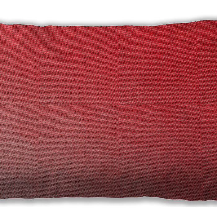 Patterned Rectangular Red Lumbar Throw Pillow, 13 inch by 19 inch, lbpat1528rd