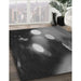 Patterned Charcoal Black Rug in Family Room, pat153gry