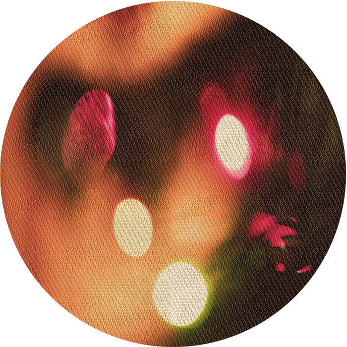 Square Machine Washable Transitional Orange Rug in a Living Room, wshpat153org